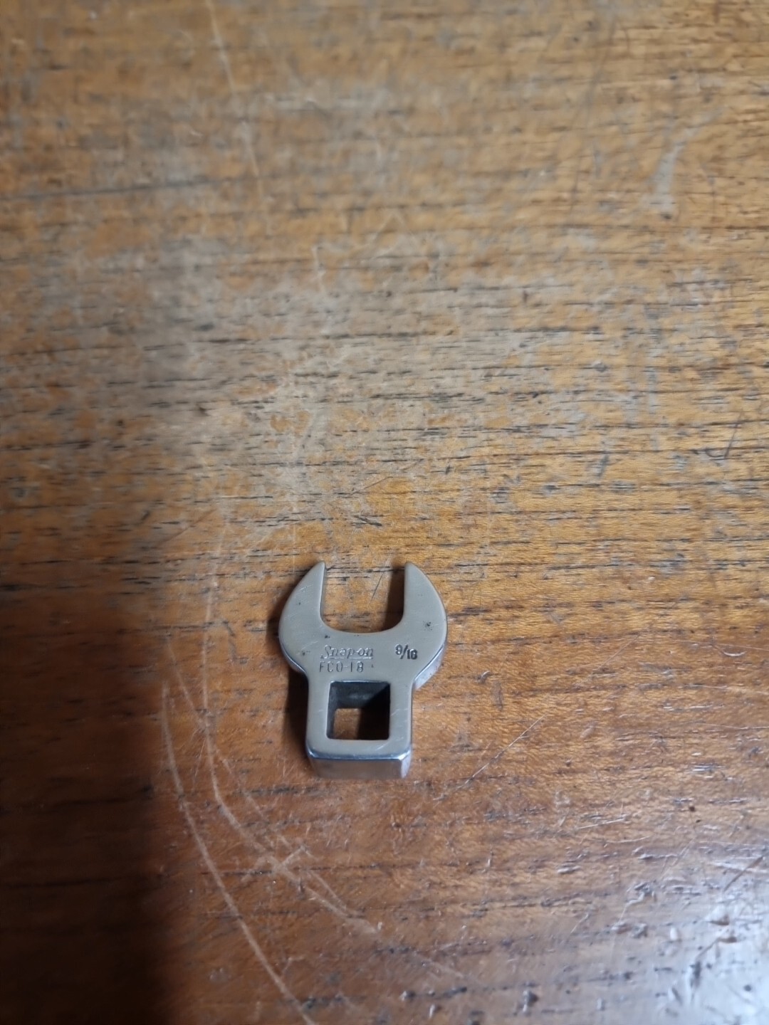 Snap On FCO18 3/16 Crows Foot SAE Imperial 3/8 Drive 1991 Vintage Snap On