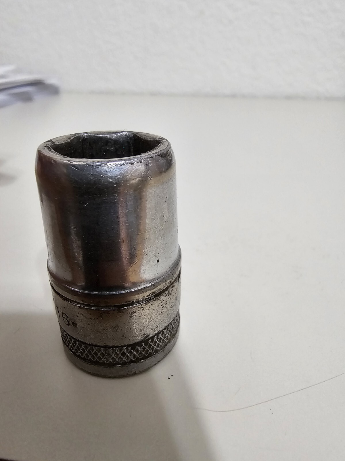 Vintage 9/16″ SK Wayne TOOLS 1/2″ Drive Socket Knurled 40118 S-K 12 Point USA