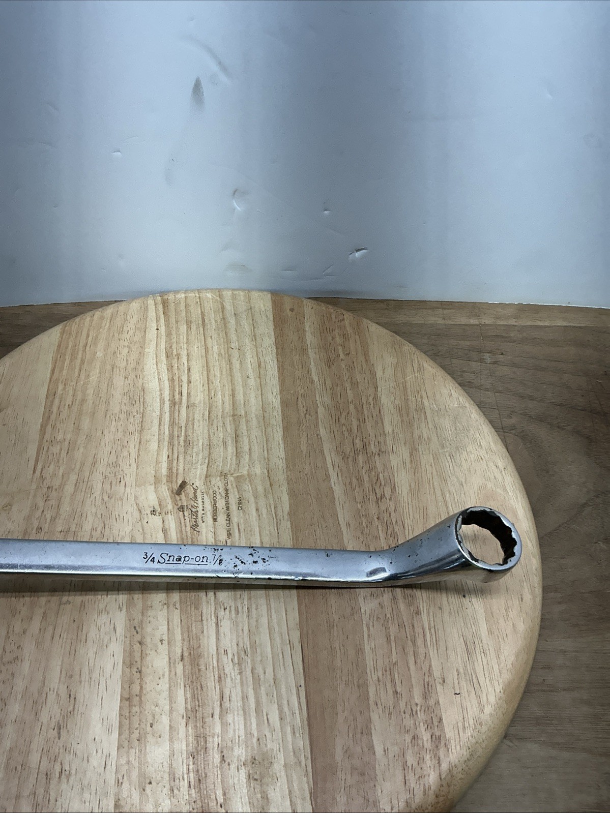 Snap On Tools SAE Wrench 12 Point Box End Off Set 3/4″ – 7/8″ XO2428 USA (T)