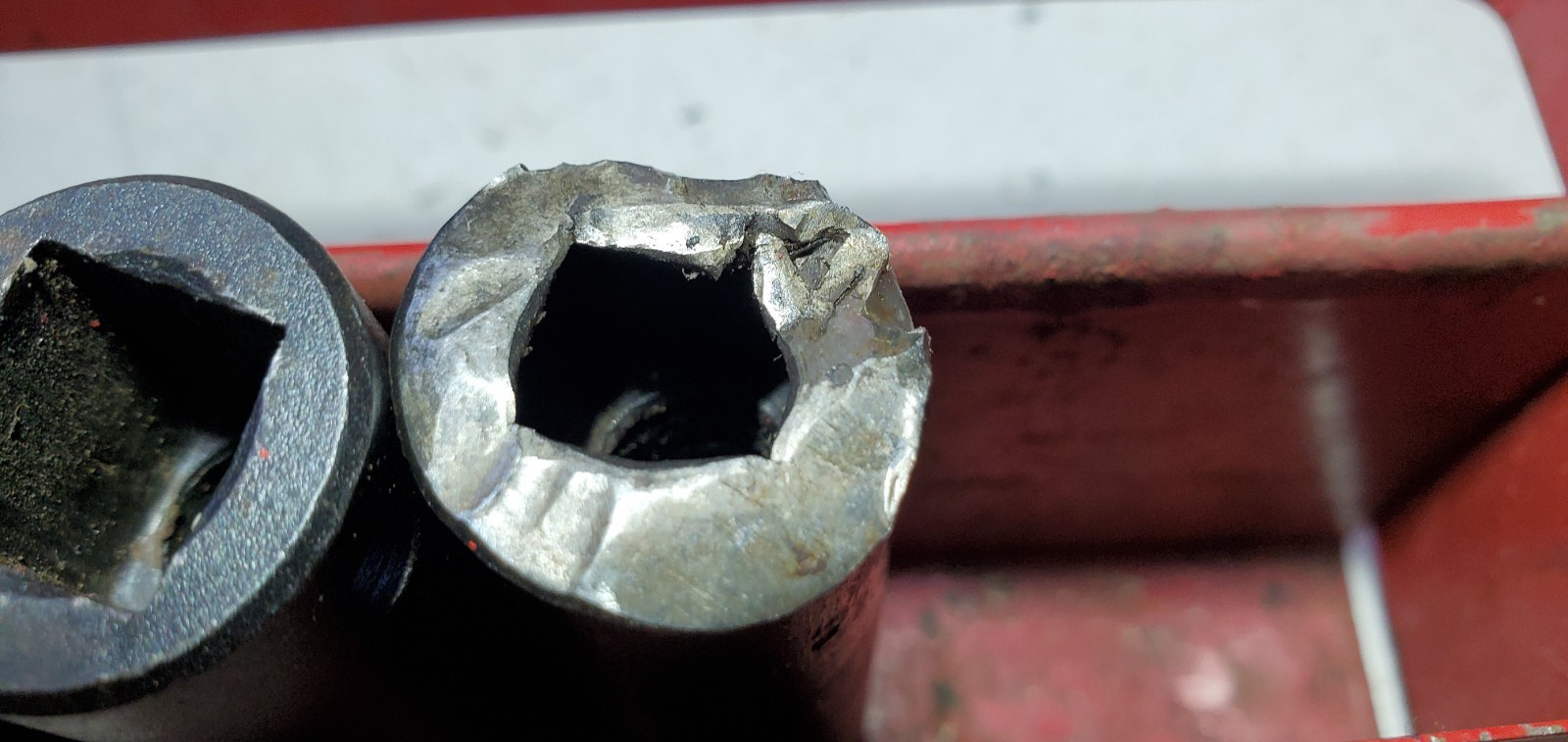 MAC TOOLS 1/2 SAE 6 Point DEEP Impact Socket Set Partial with Tray VT 10
