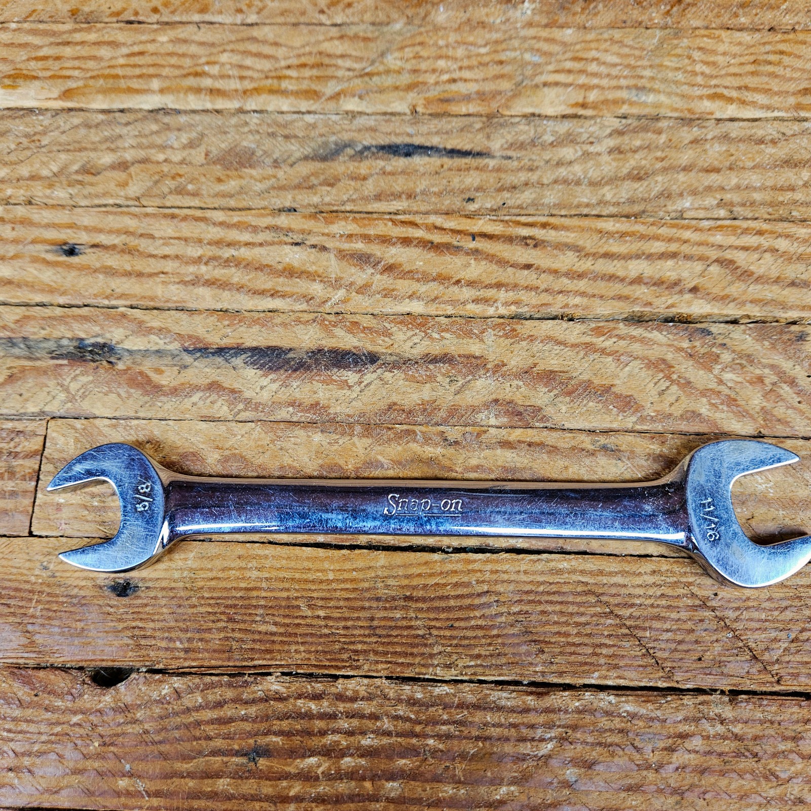 Snap-On Tools V0 2022 SAE Open End Wrench 5/8″ & 11/16″ USA