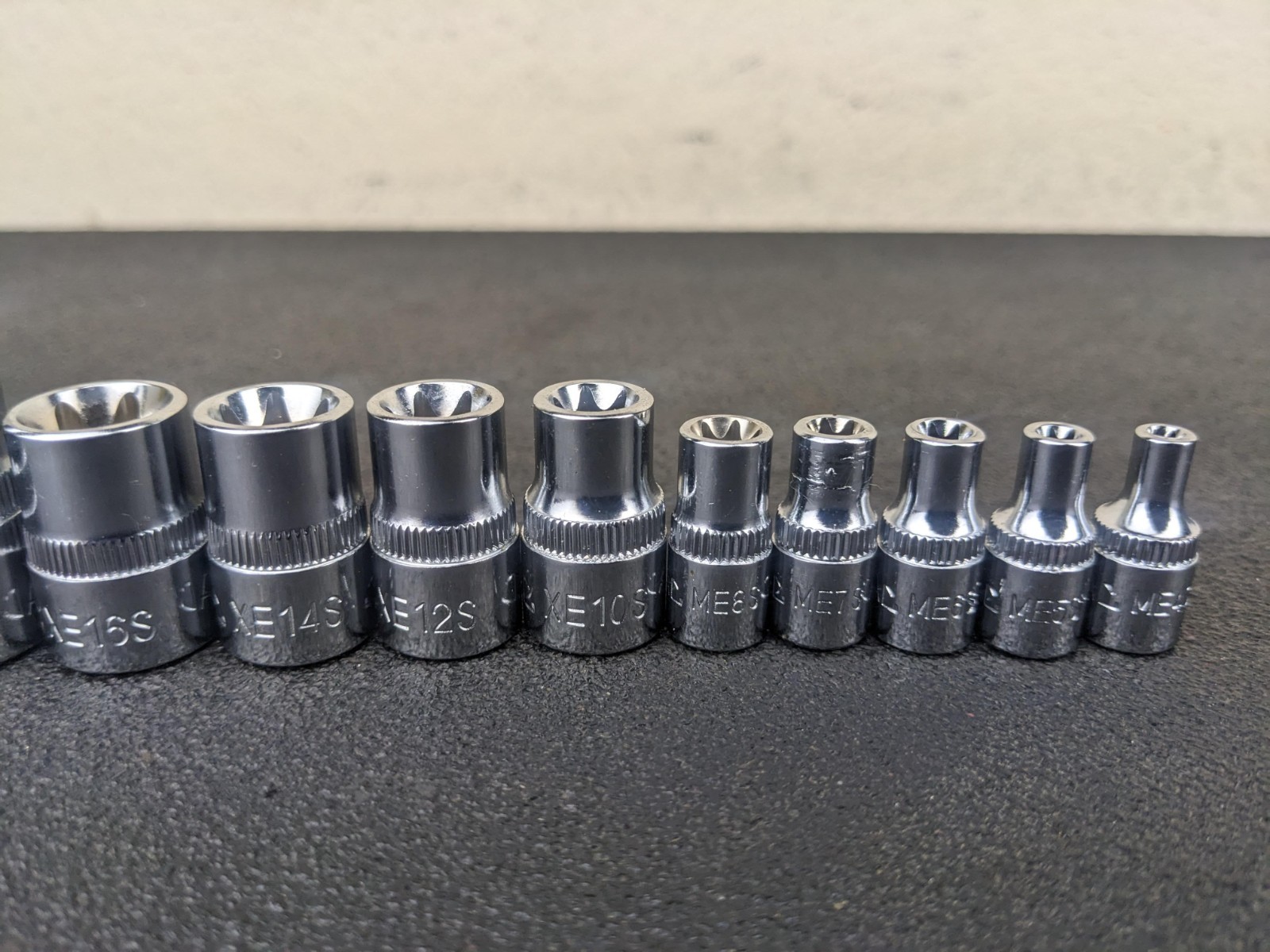 #bp435 MAC Tools NEW SMXVE11B 11 Piece Inverted Star Socket Set