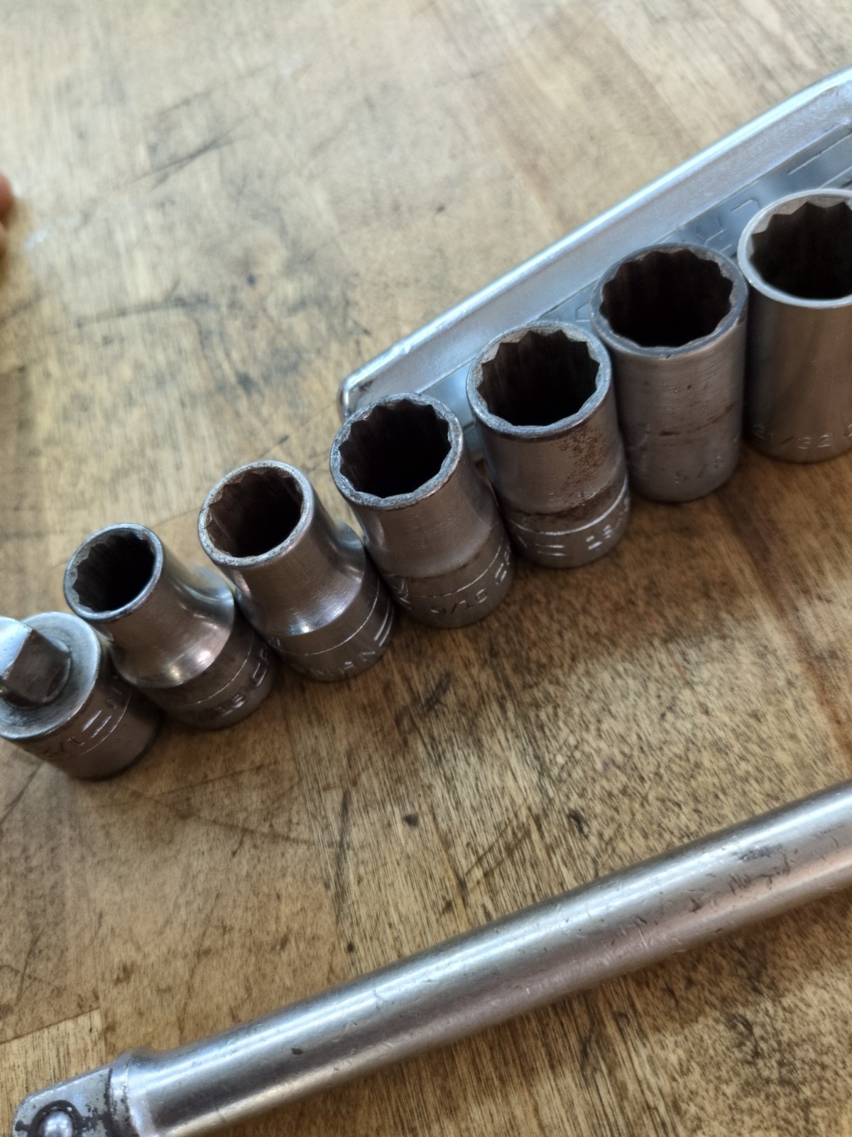 Craftsman Vintage =V= Series 23 Pc Ratchet Socket Set 1/2″ Drive 12 Pt USA