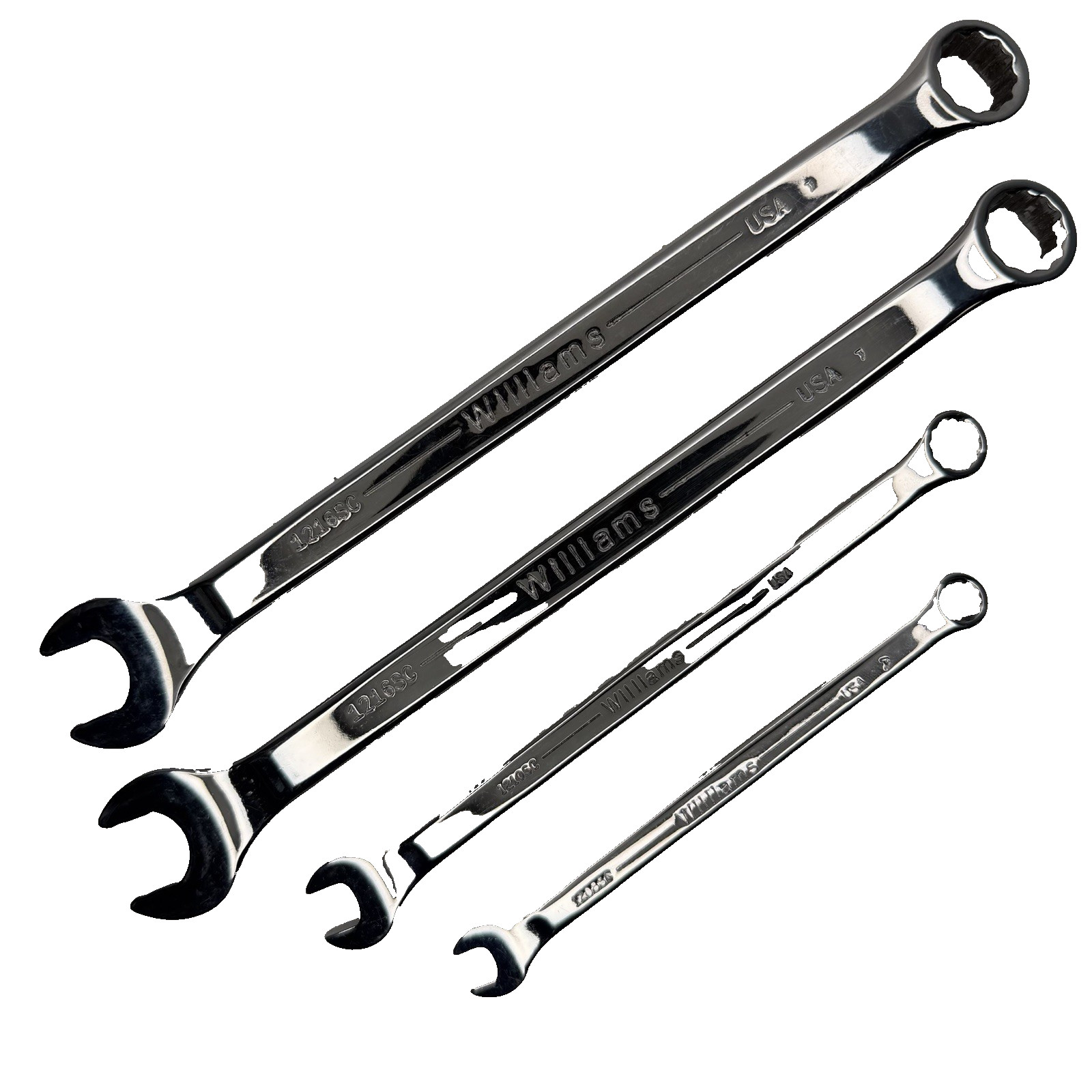 Williams Super Combo 4-Piece Magnetic Offset 12-Point Wrench Set 1/2″ 5/16″ 1/4