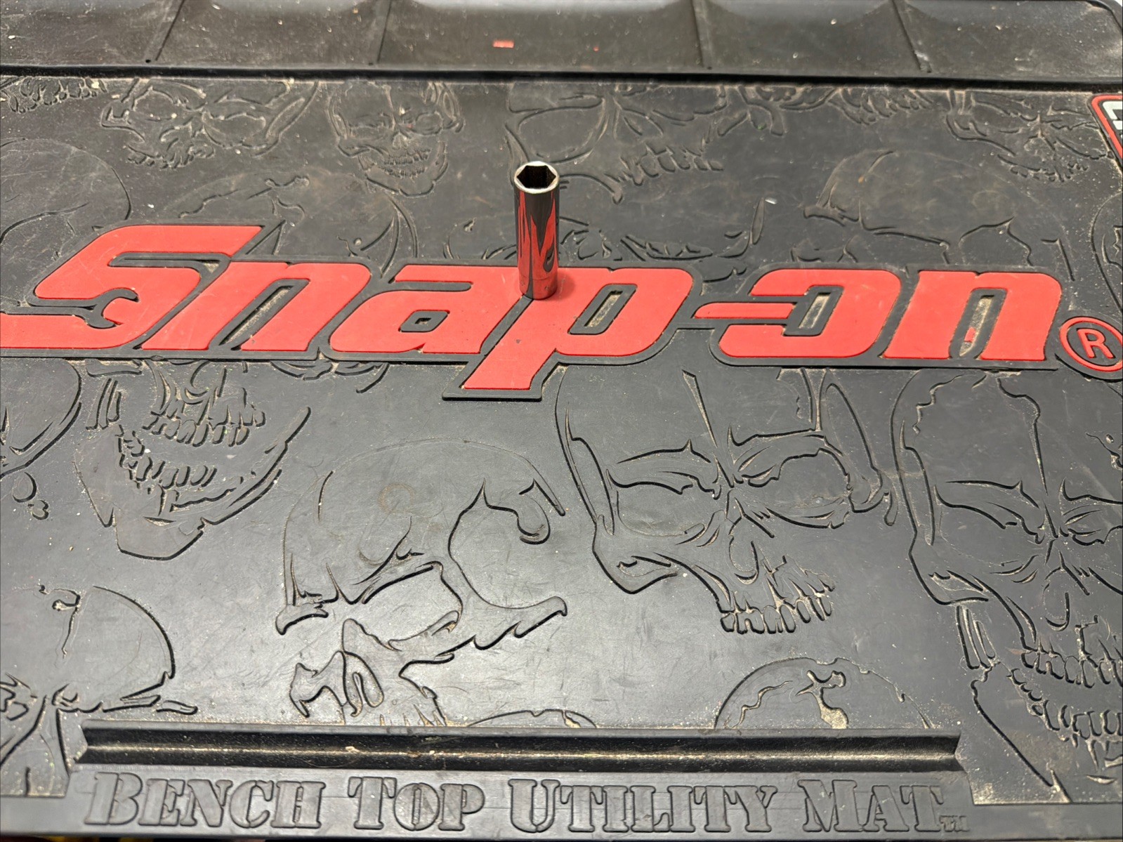 SNAP ON STM14 7/16 FLANK DEEP SOCKET 6 POINT 1/4″ DRIVE USA MADE FREE SHIPPING