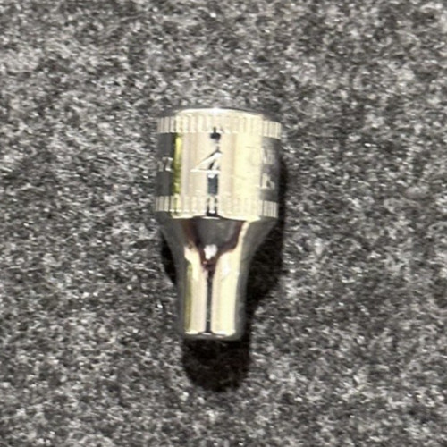 Snap-on 1/4″ Drive 6 pt. 4 mm Socket TMM4