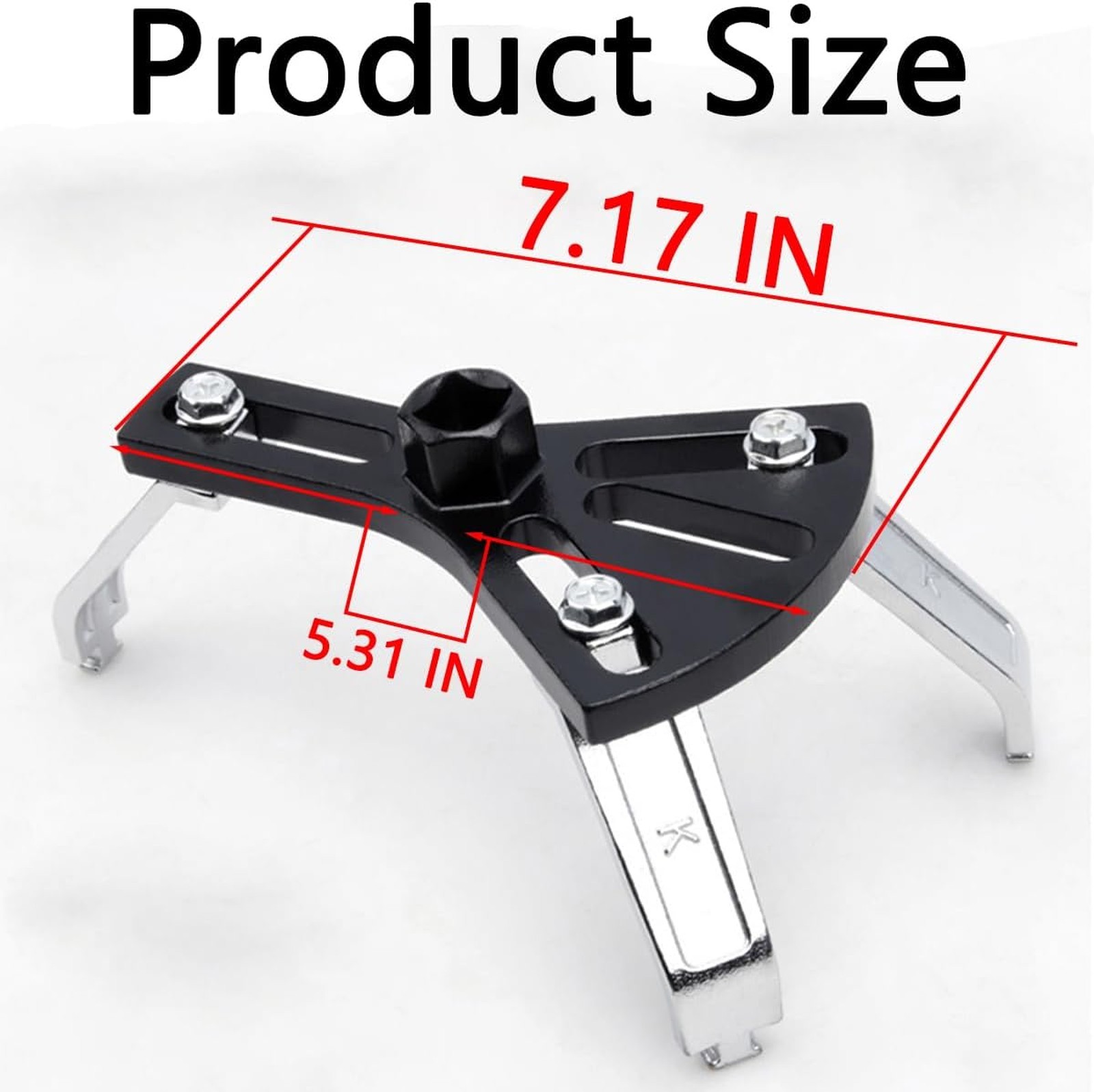 Fuel Pump Removal Tool Adjustable Lock Ring Spanner for Automotive Fuel Tank