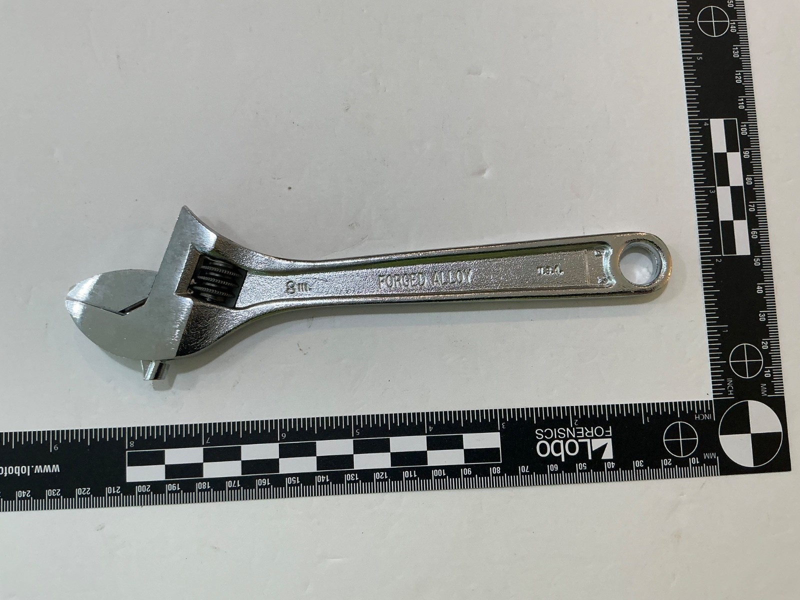 NOS S-K 8” adjustable (“Crescent”) wrench made in the USA