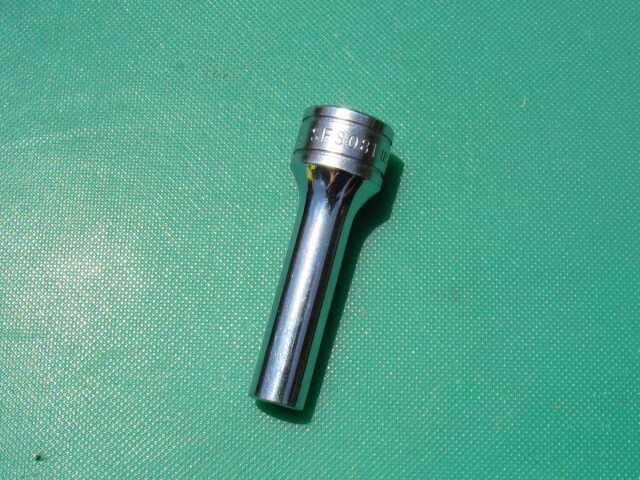 SNAP ON 3/8″ SFS121 3/8″ DRIVE DEEP SAE 6 POINT CHROME SOCKET SFS 121 UNDERLINE