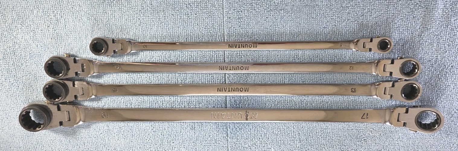 Mountain Double Box End Long Racheting Wrenches