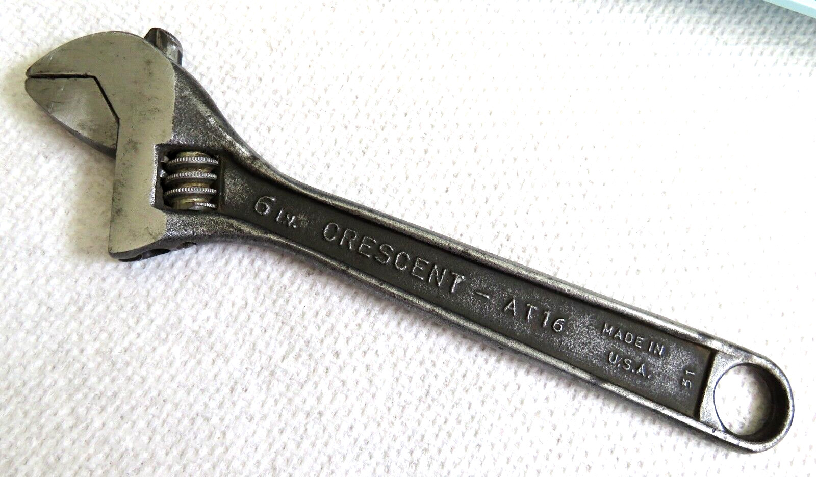 Crescent – AT16 Black Oxide Adjustable Wrench JAMESTOWN N.Y. – MADE IN U.S.A.