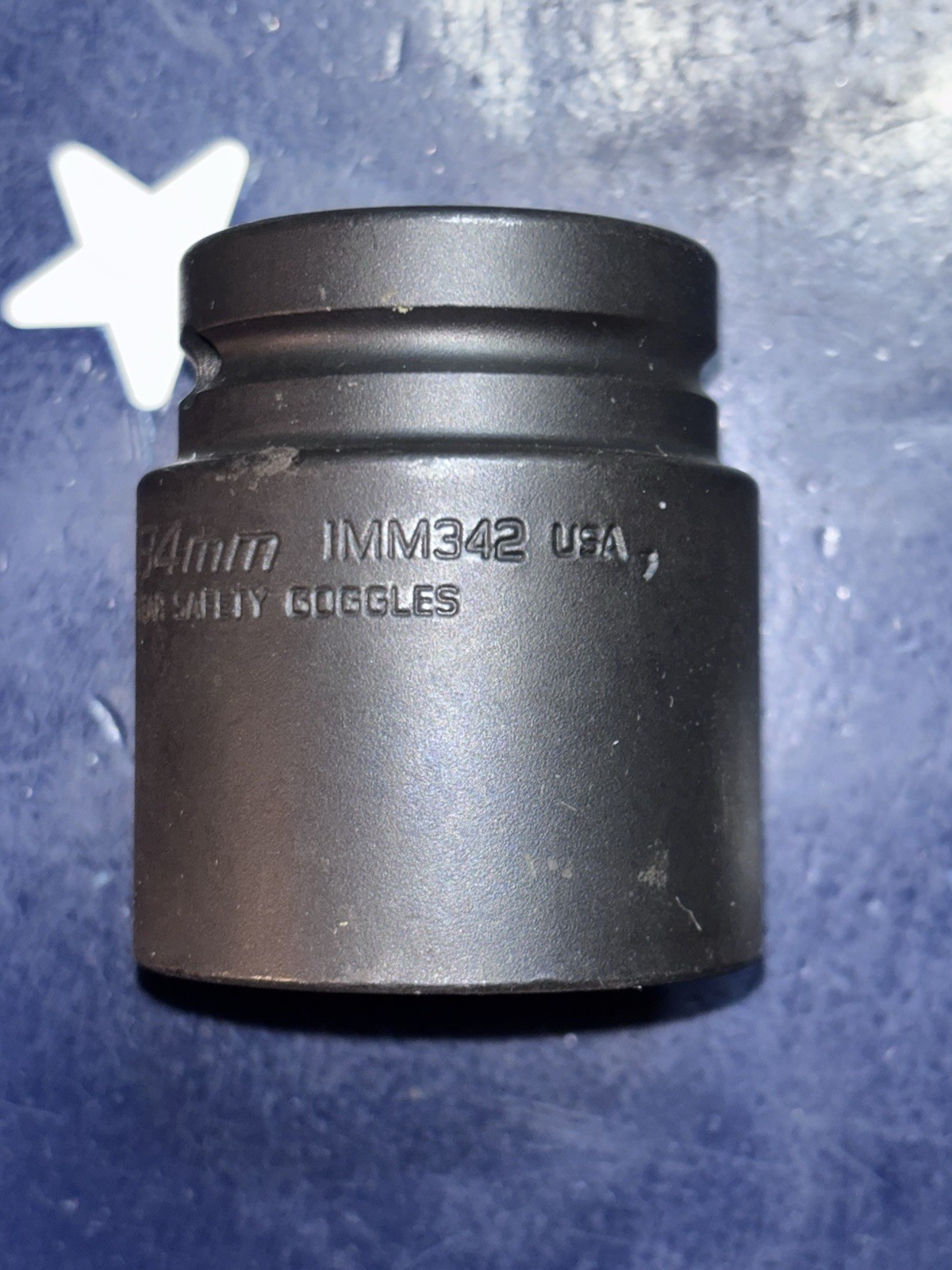 Snap-On 34mm IMM342 Shallow Impact Socket 6-Point 3/4” Drive