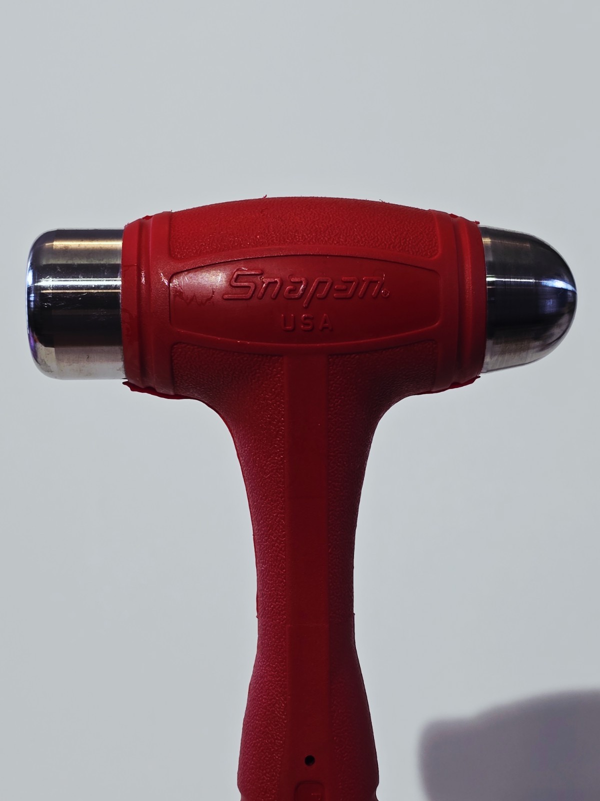 NEW Snap-on Tools USA 24oz/650g RED Soft Grip Dead Blow Ball Peen Hammer HBBD24R