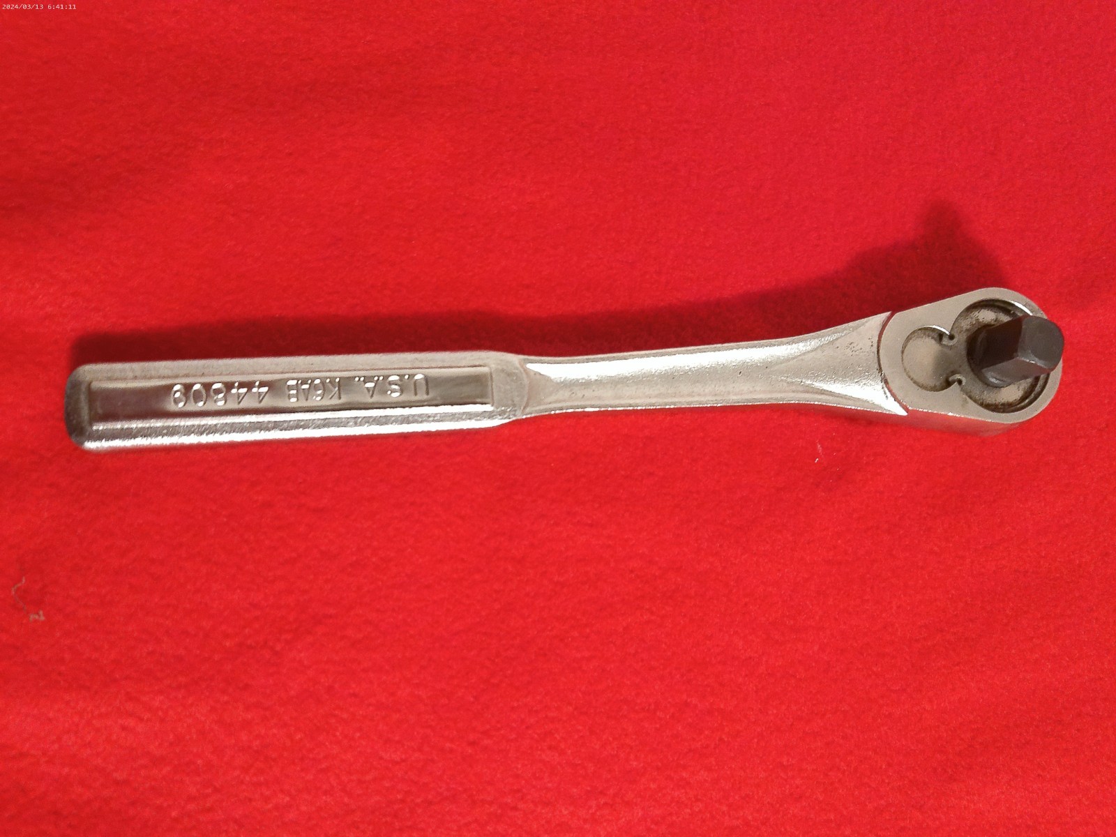 Vintage Craftsman 1/2″ QR Ratchet -k6ab- 44809 Made in USA Excellent Condition