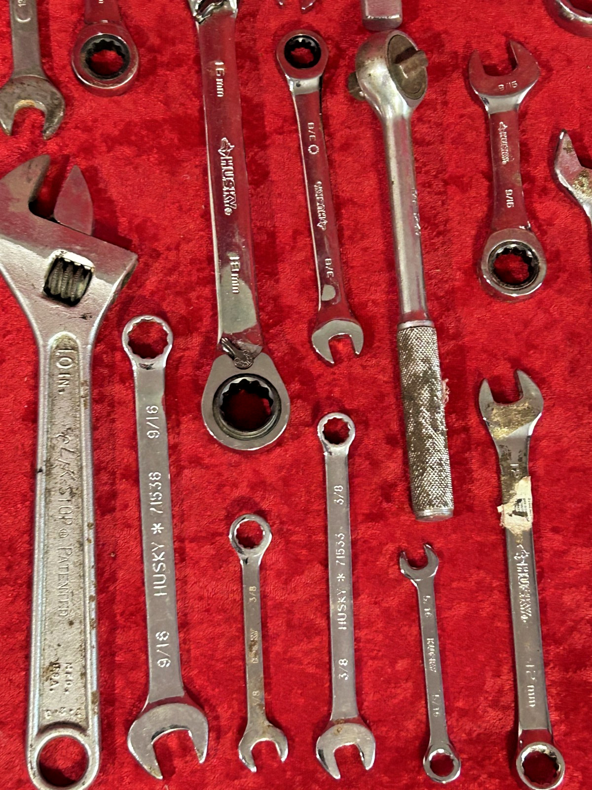 Mixed Lot of 60+ Wrenches Socket Box Adjustable Pipe Ratchet Various Brands`