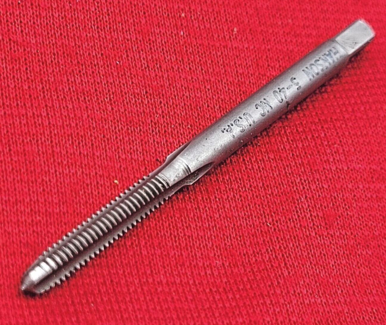5-40 NC Plug Tap Irwin Hanson 1116 ZR 3FL Carbon Steel USA