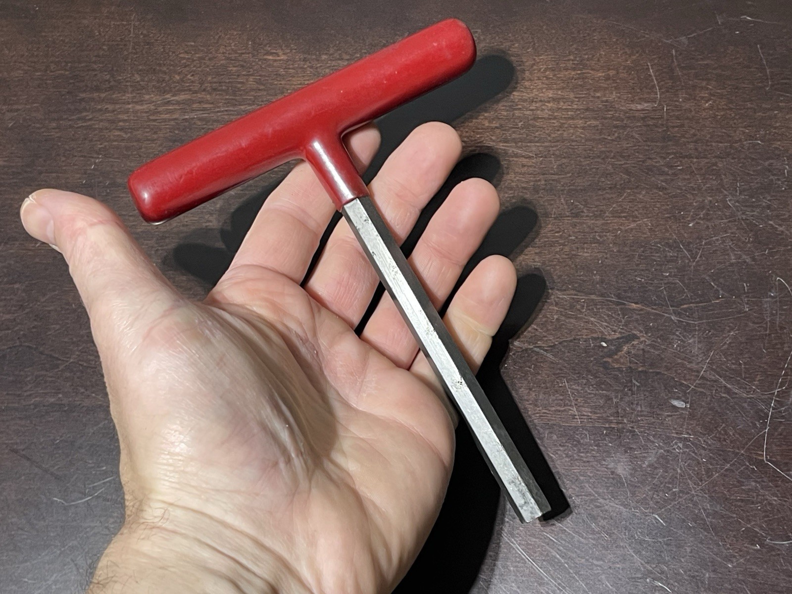Blue-Point AWCG1610 10mm 6 Point Hex Allen Key T Handle Red Rubber Handle