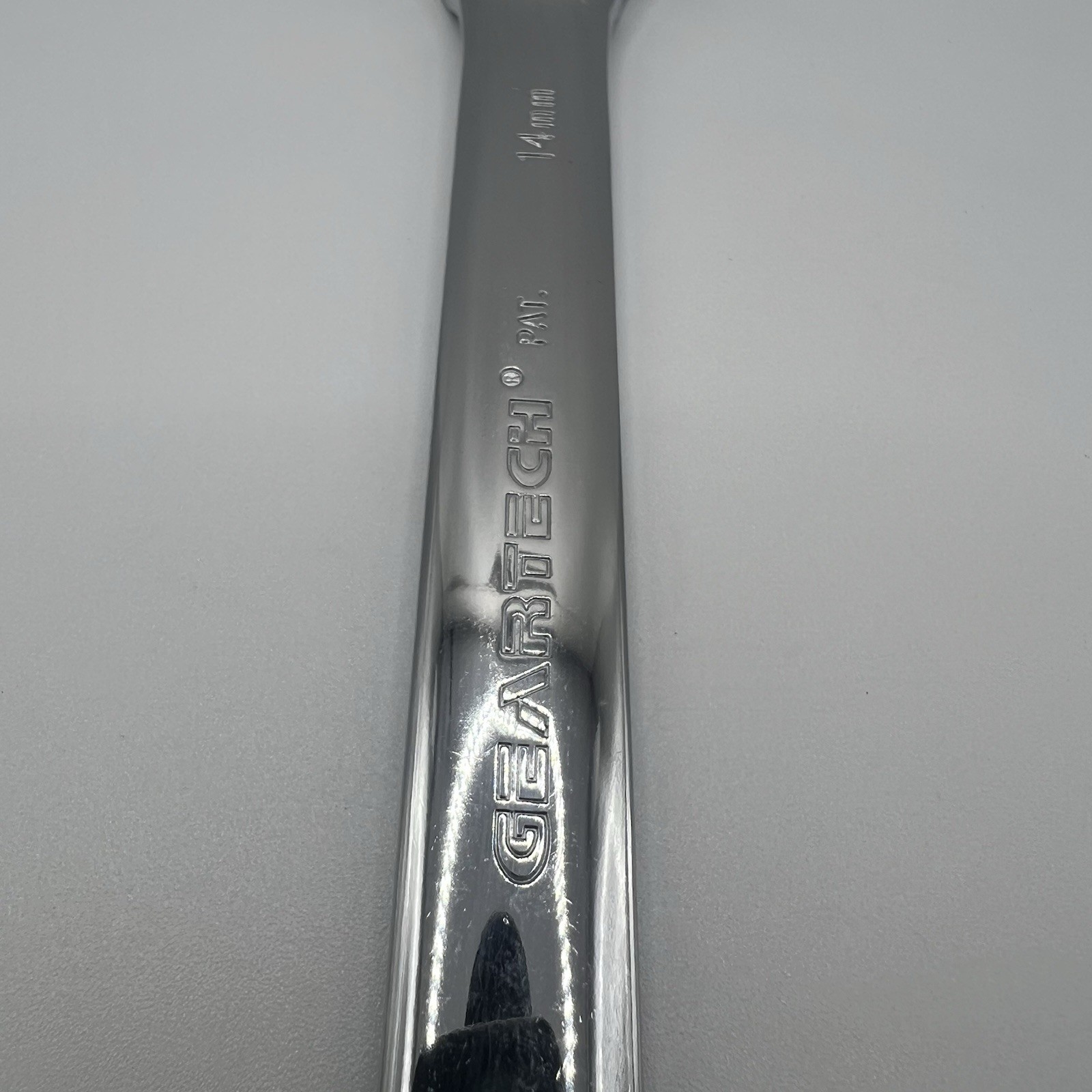 Geartech 14mm Ratcheting Combination Wrench 12 Point Metric Chrome 72 Tooth NOS