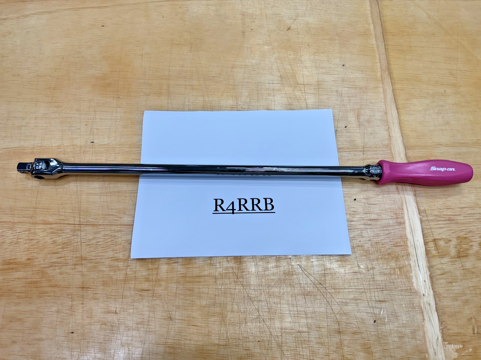 Snap-on Tools USA PINK PEARL 1/2″ Drive Hard Grip Handle Breaker Bar SHBBD24PP
