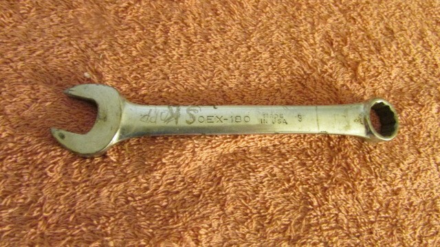 Snap On OEX-180 Combination Wrench USA Owner Marks