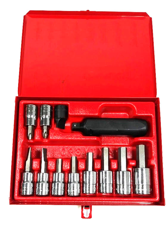 NEW Snap-on™ PIT3120EB 1/2″ Drive 12-Piece Impact Driver Set in Metal Box