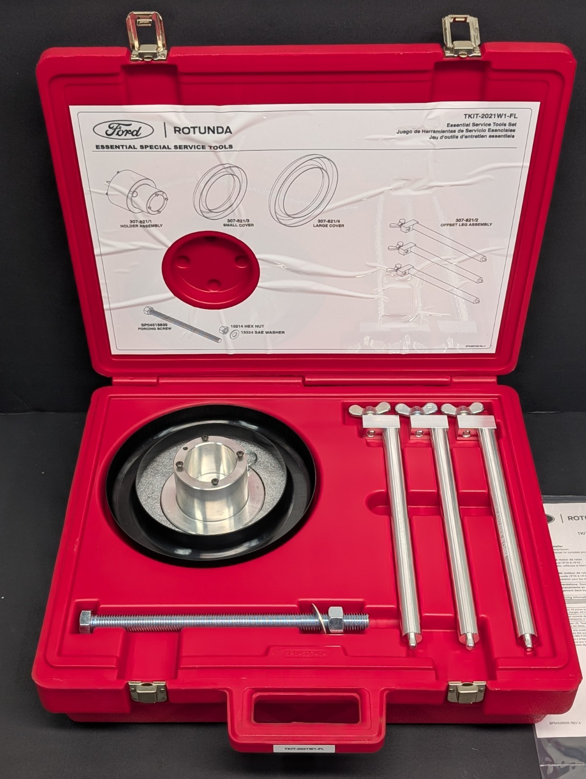 Ford Rotunda OTC 307-821 Remover Installer Fixture Set HF35 HF45 TKIT-2021W1-FL