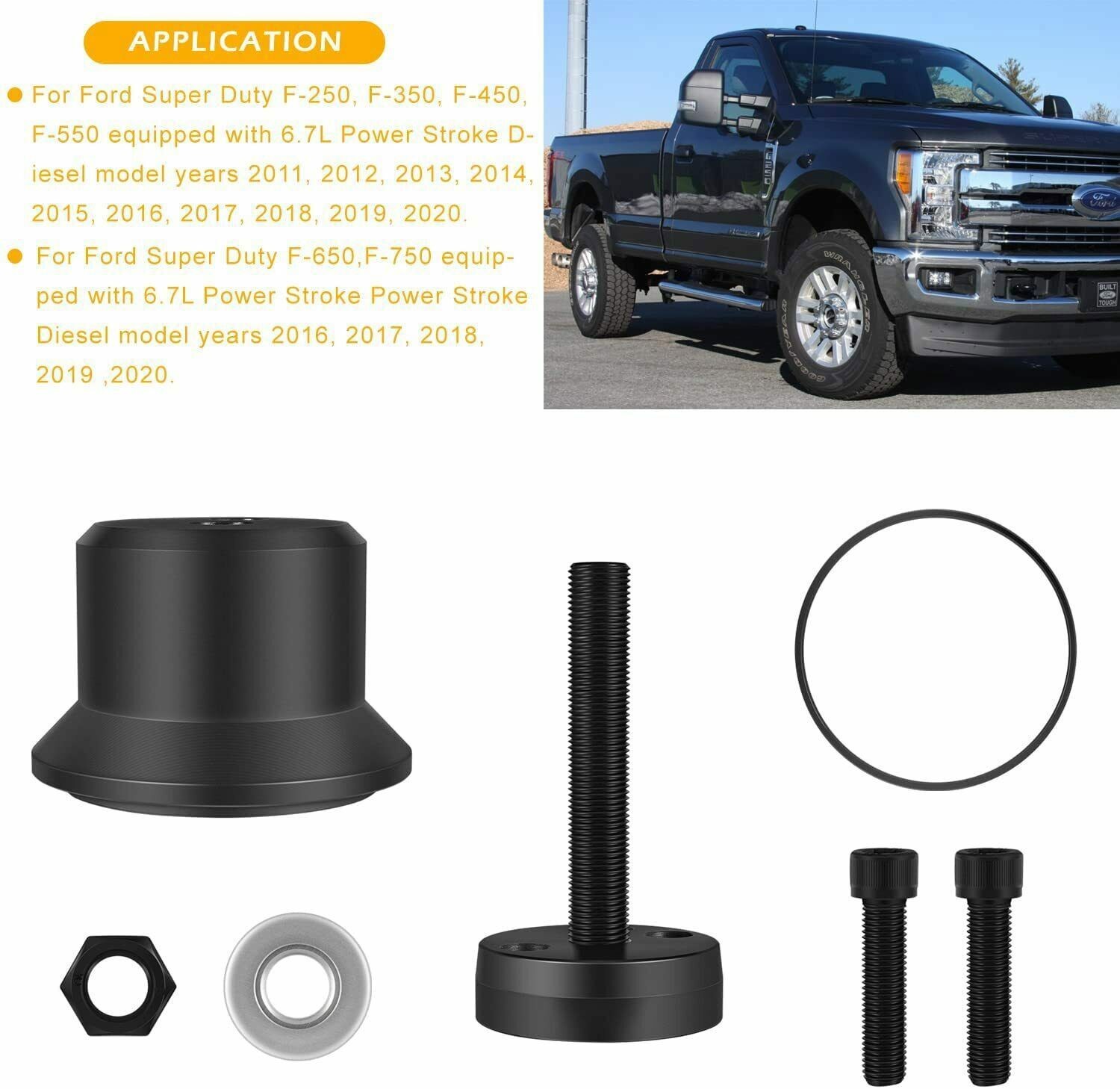 6.7L Front Crankshaft Seal Installer Tool for Ford F250 303-1509/303-1509-01