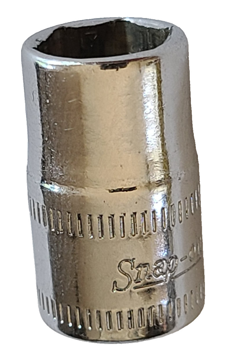 Snapon Tools USA TMM9 Metric 9mm Shallow Chrome Socket – 1/4″ Drive – 6pt