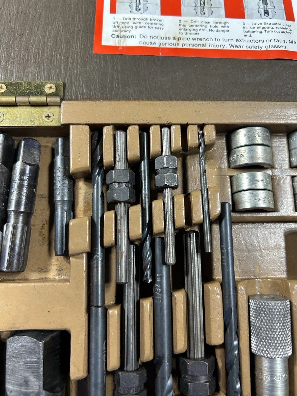 Rigid No. 25 Screw/Bolt/Pipe extractor Nice Shape.
