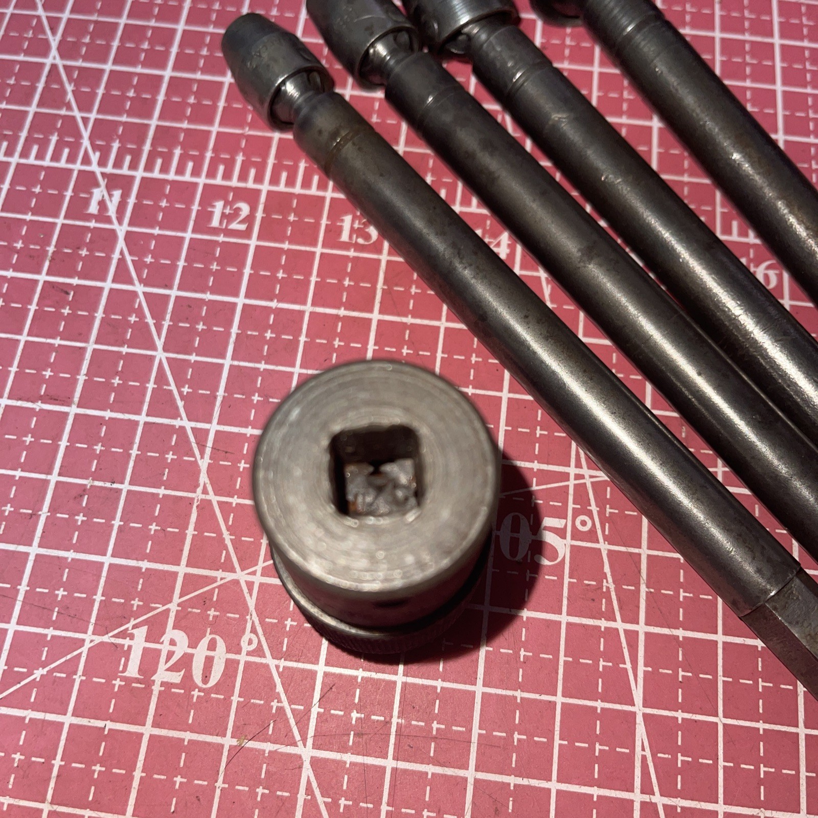 Apex USA Hex 7/16 Power Drive 5 Piece 5/16 – 5/8 Wobble Socket Adapter Extension