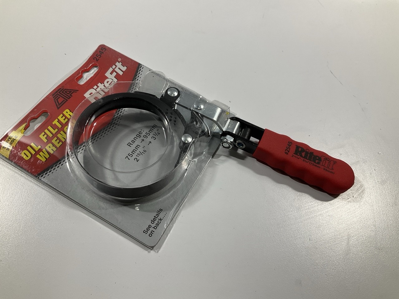 CTA 2545 Oil Filter Swivel Wrench – 75mm-95mm, 2-15/16″-3-3/4″