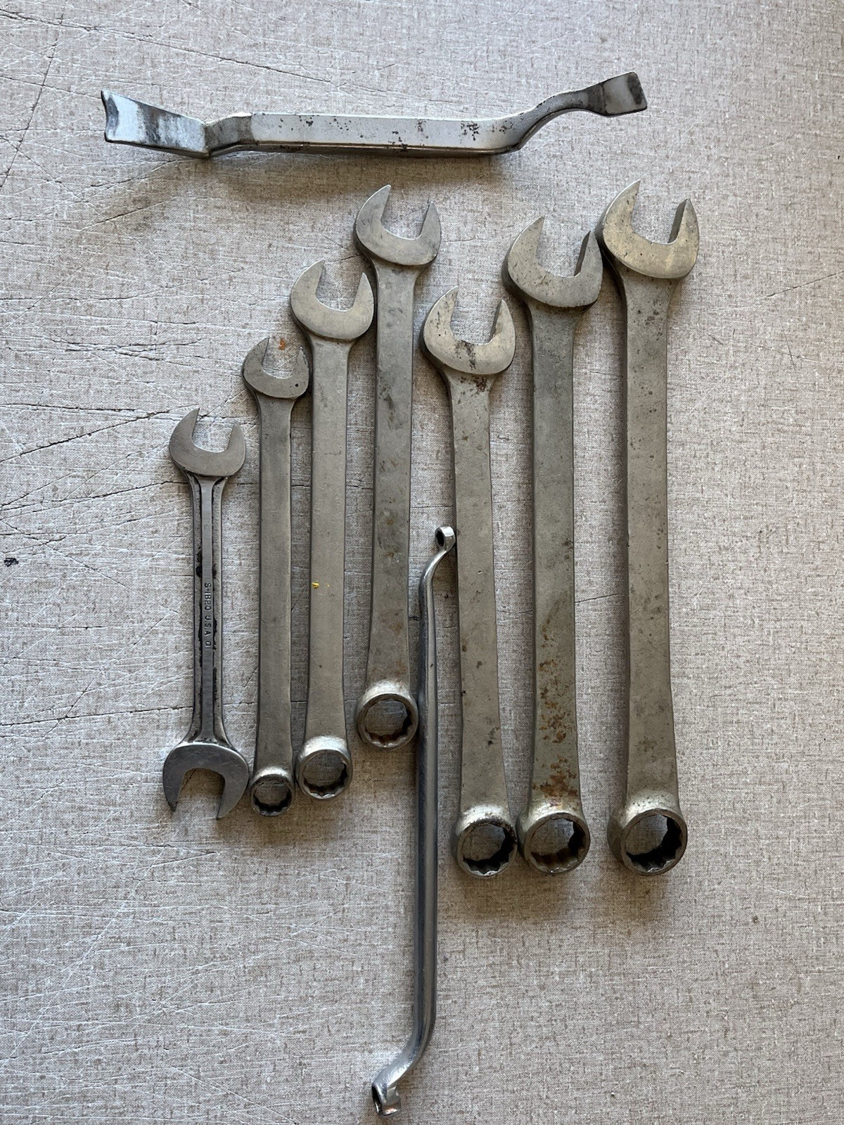 Snap On (vintage Lot Of 9) Wrenches Specialty Tools (Bluepoint) – See Photos