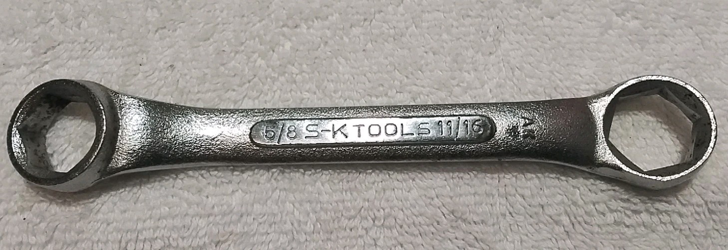 M-2022 S-K 5/8″ ×11/16″ 6PT OFFSET BOX END WRENCH USA 🇺🇸