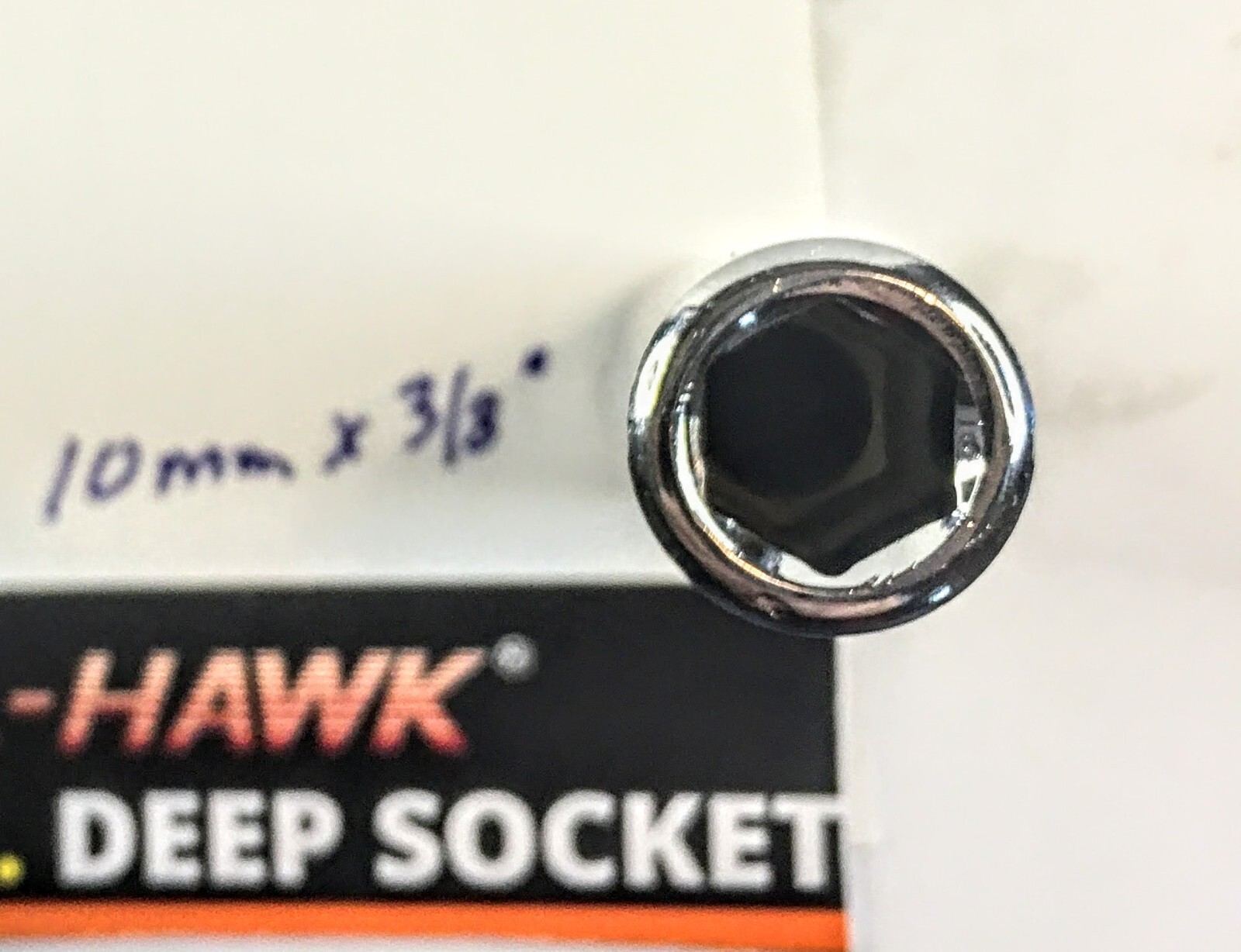 Cal- Hawk Deep Socket 10 mm x 3/8″ Dr 6Pt Free USA Ship