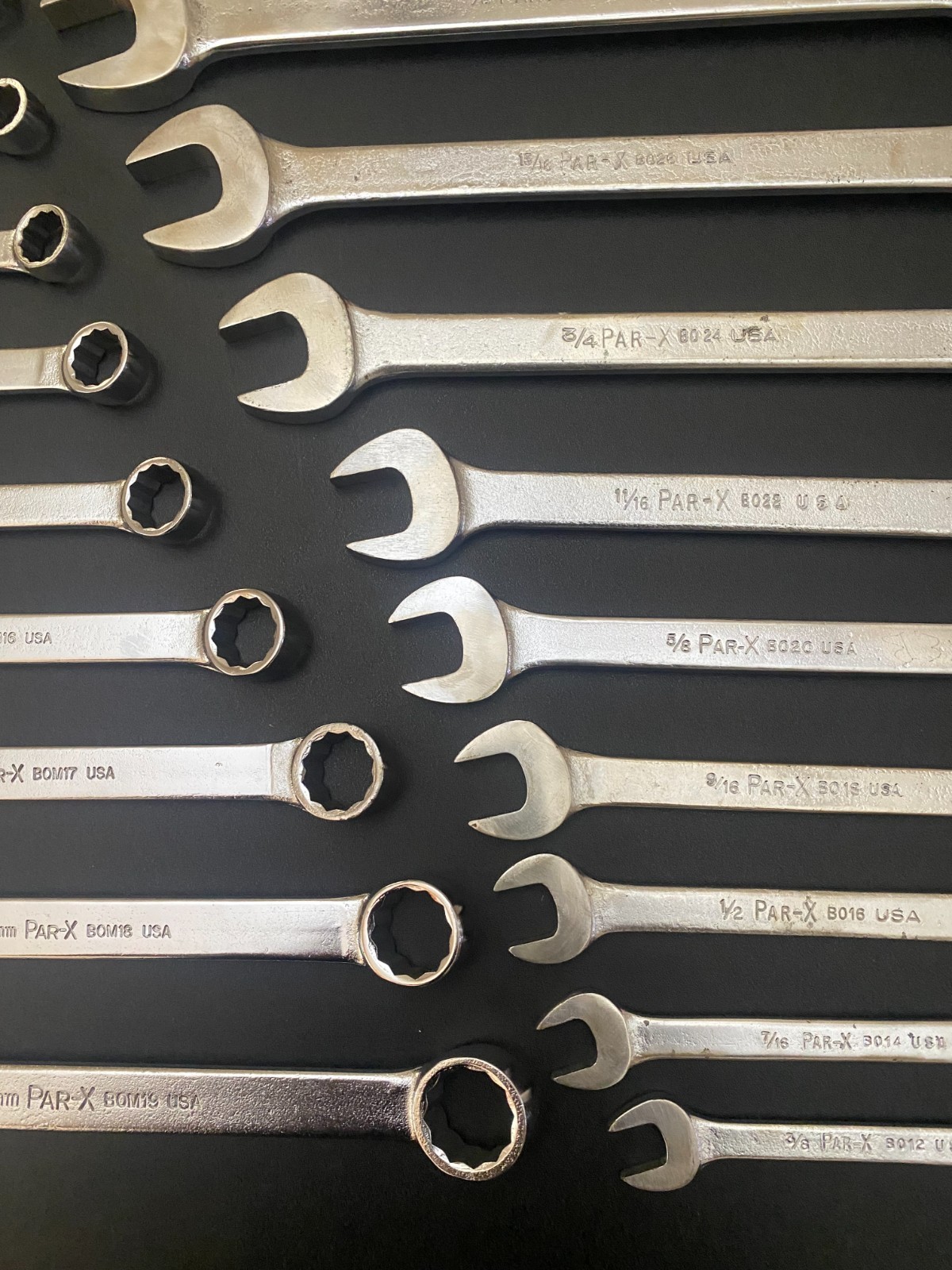 Par-X by Snap-On SAE Wrench Set and Metric Wrench Set 3/8″-1″ & 8mm to 19mm