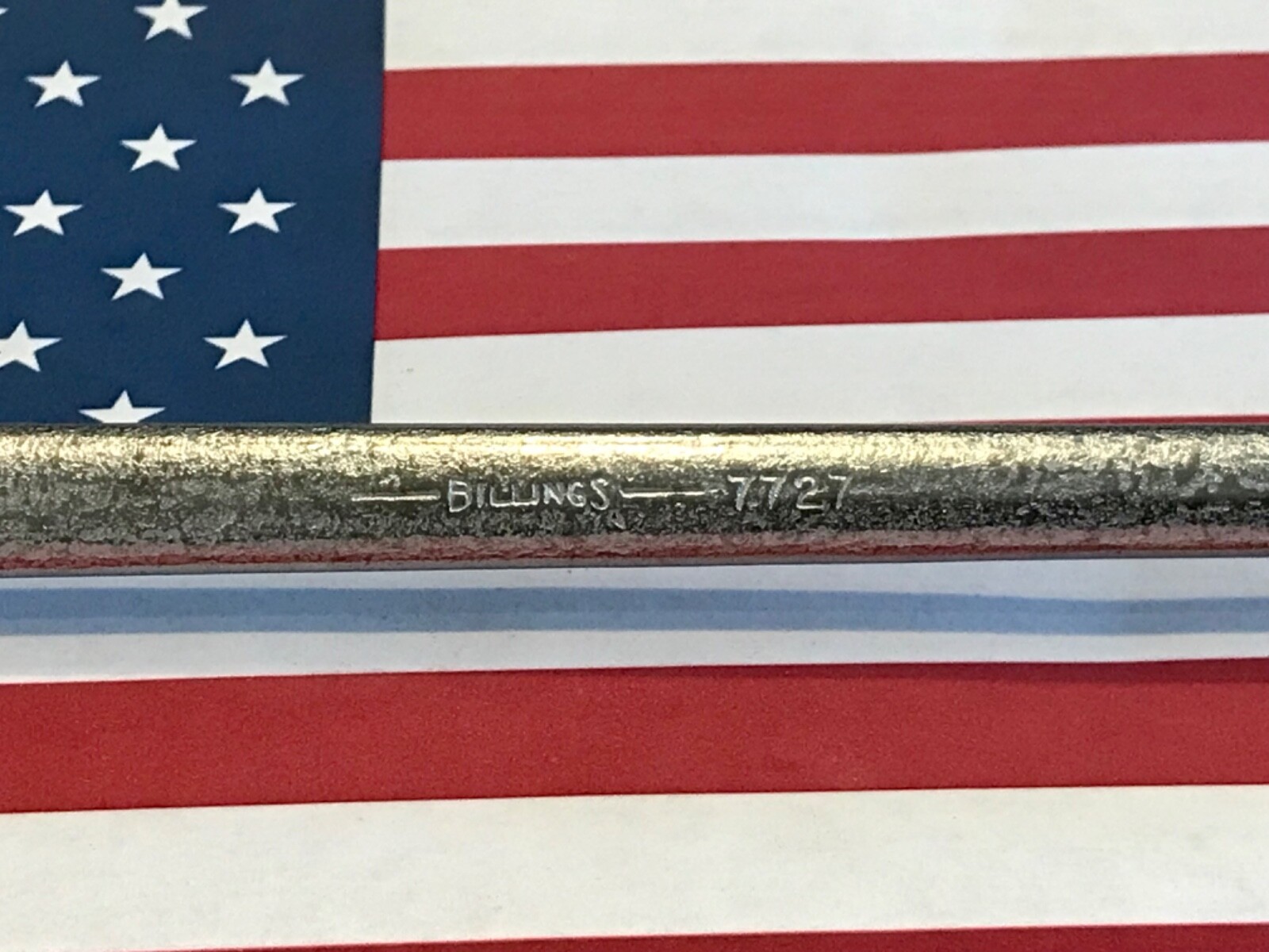 Vintage Billings Tools 7727 – 5/8″ x 9/16″ Double Box Wrench Vitalloy USA 🇺🇸