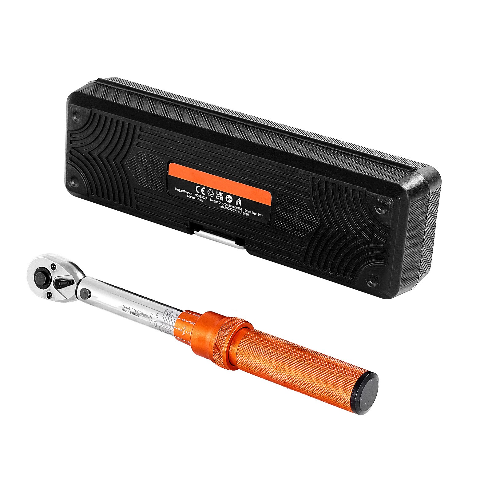 Uimoso 1/4 Inch Drive Torque Wrench Set, 20-200 lbf-in, 2.3-22.6 N.m, 72-Tooth