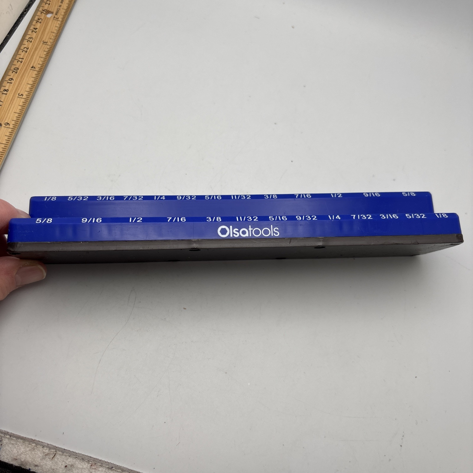 OLSA-TOOLS® MAGNETIC TOOLBOX SOCKET HOLDER BLUE