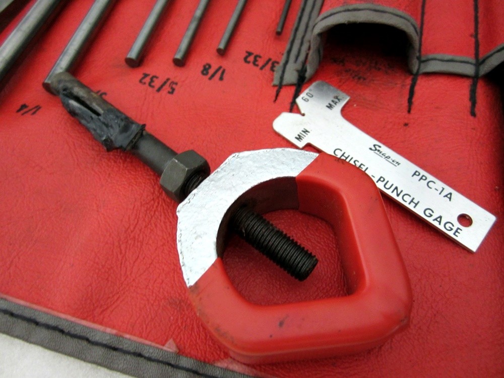 Vintage Snap-on 24pc Complete Punch & Chisel Set PPC-260AK C-260A USA