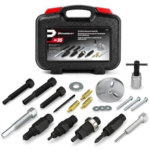 AC Clutch Removal Installation Tool Kit 22 Piece Automotive Air Conditioning