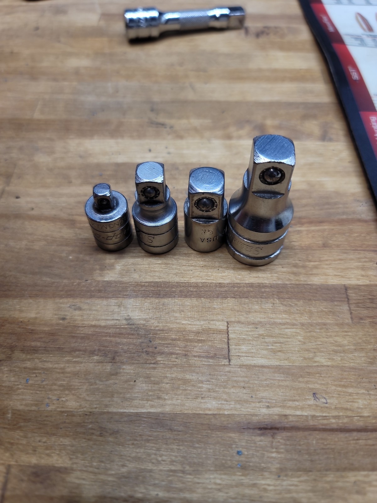 Snapon Adapter Set 1/2″ 3/8″ 1/4″ Set Of 4
