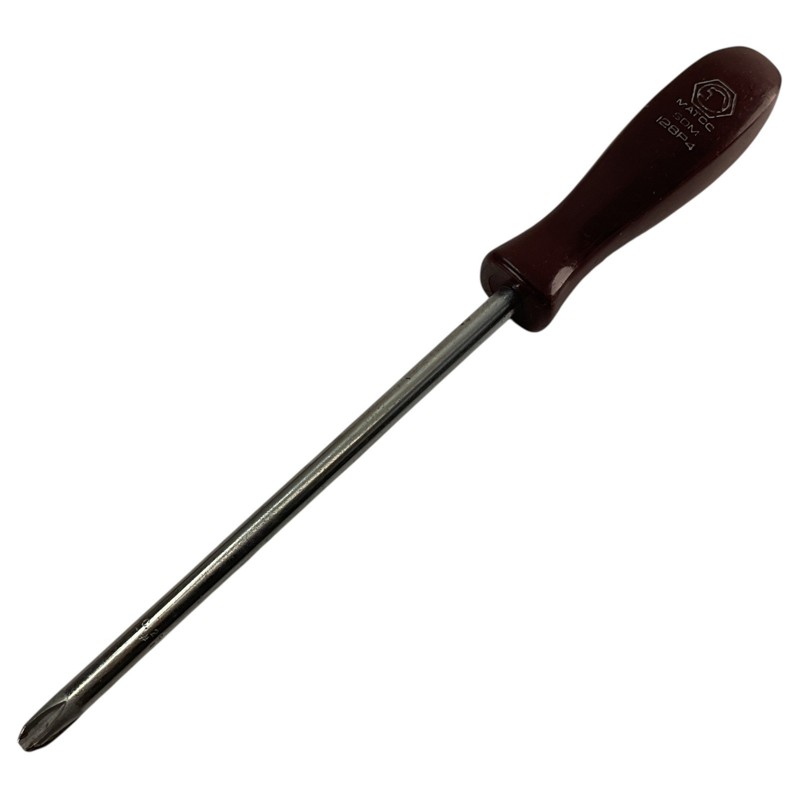 Matco Tools SDM128P4 Phillips Screwdriver Maroon Hard Handle USA Made Hand Tool