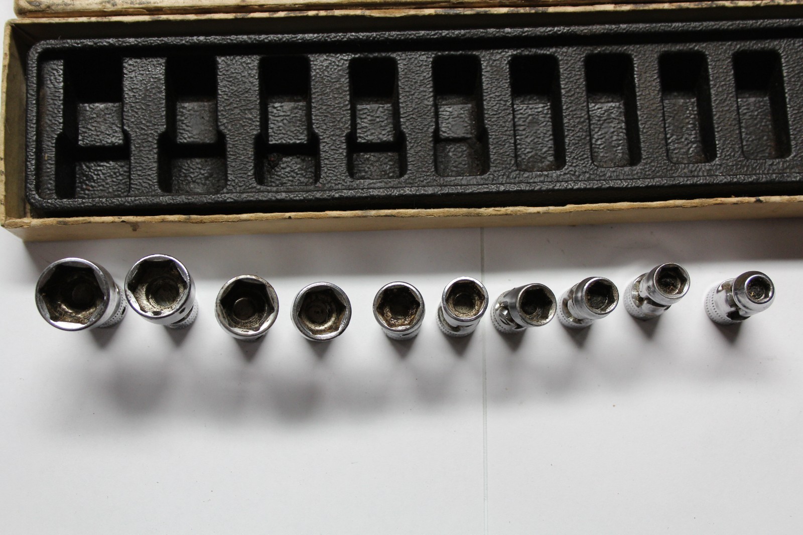 Snap-on 1/4 Dr 6-Pt Metric FLEXOCET Universal Socket Set 10Pc 5.5-14mm 110TMUSM