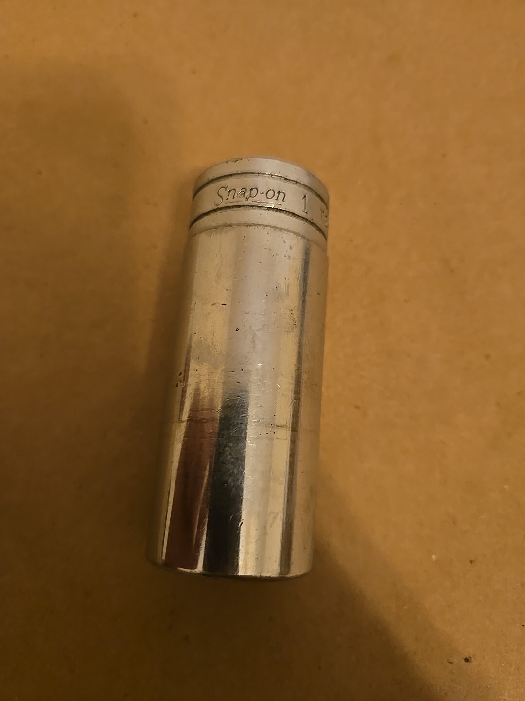 Snap On 1/2″ Drive 1″ 6PT SAE Deep Chrome Socket TS321