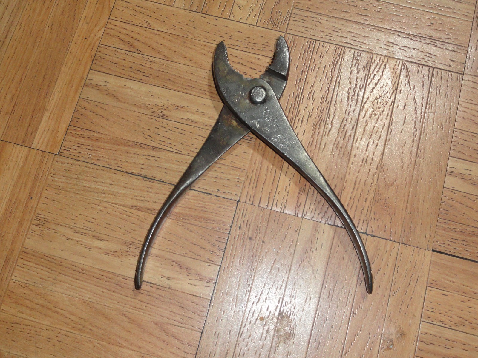 Antique «1922» Pre Snap-On Vacuum Grip No.49 9 Inch Combination Pliers