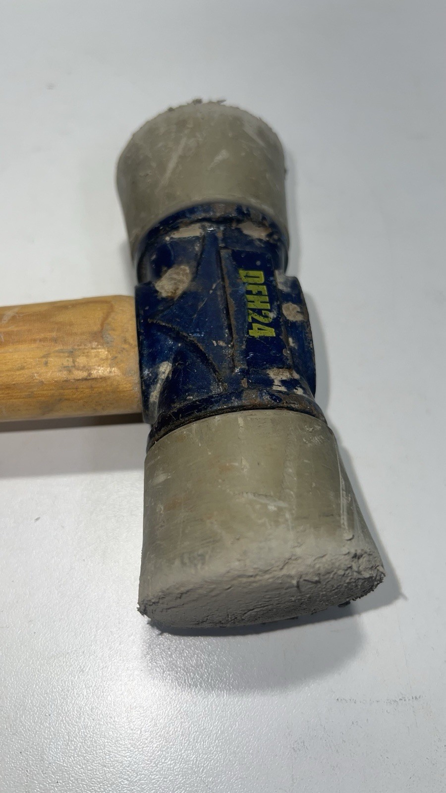 Estwing DFH24 Rubber Mallet – 2 lb Dual-Head Soft/Hard Face Hammer USA