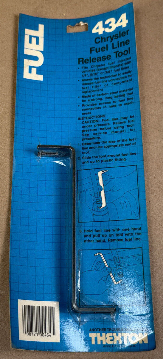NOS in Package – Thexton 434 Chrysler Fuel Line Release Tool – FREE SHIPPING