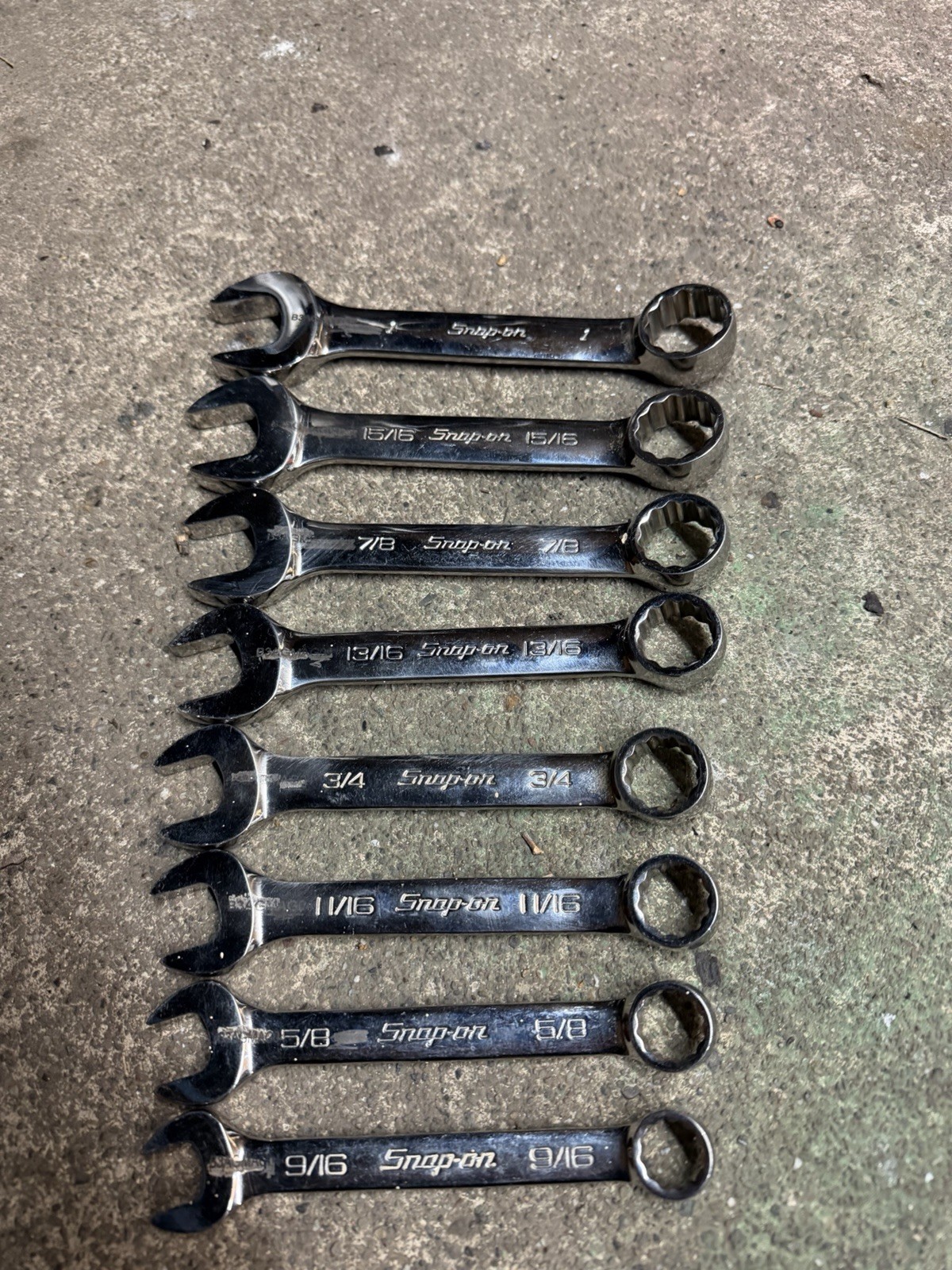 Snap On Set De 8pc OEX B 9/16-5/8-11/16-3/4-13/16-7/8-15/16-1”