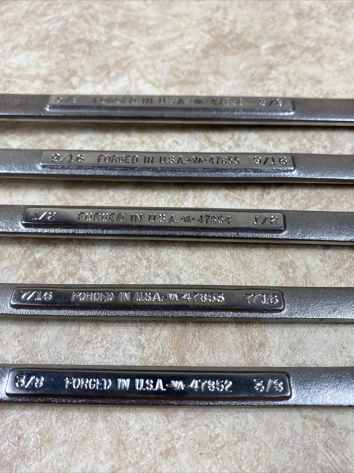 Craftsman Comb Speed Wrench 5 VA Series 12 pt 3/8, 7/16, 1/2, 9/16, 5/8 JJT