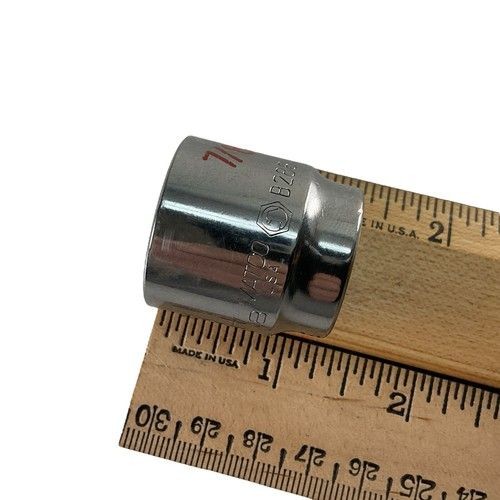 Matco Tools Shallow Socket 7/8″ 6 Point 3/8″ Drive B286A Chrome USA Made Tool